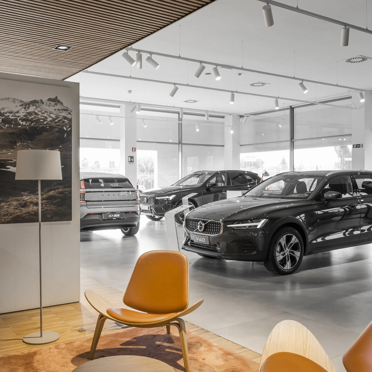 Showroom Volvo Nuova 4M a Prato, foto Amius Studio