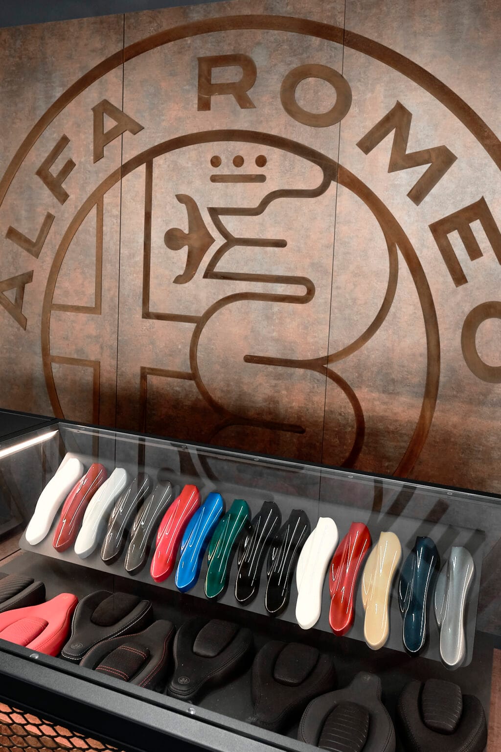 Showroom Alfa Romeo a Prato fotografato per la concessionaria Palmucci